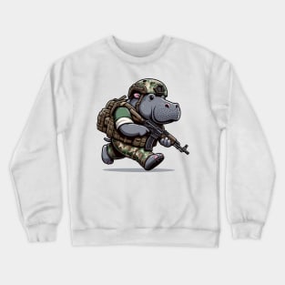 Tactical Hippo Crewneck Sweatshirt